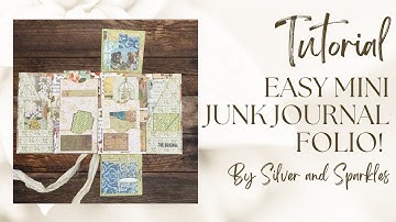 Mini Junk Journal Folio Tutorial | Snel en leuk project #minijunkjournalfolio