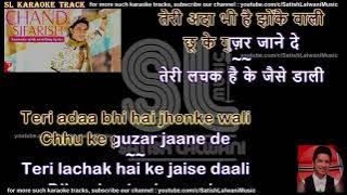 Chaand Sifarish jo karta hamari | clean karaoke with scrolling lyrics