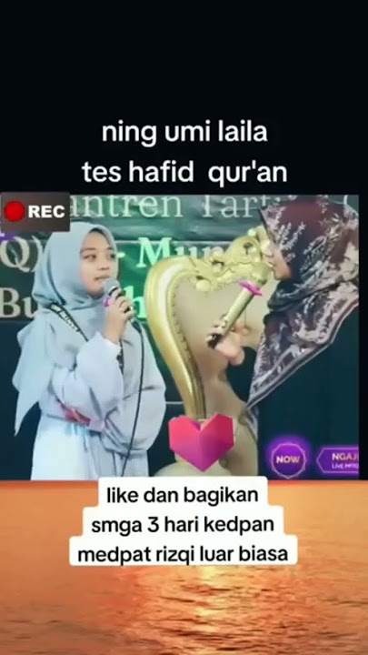 Neng Umi Laila tes hafalan Qur'an. #nengumilaila #syubbanulmuslimin #coversholawat #sholawatviral