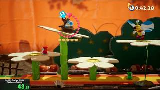 Speedrun Yoshi's Crafted World (Weighing Acorns/Flip Side/Any%) [1:30.25]