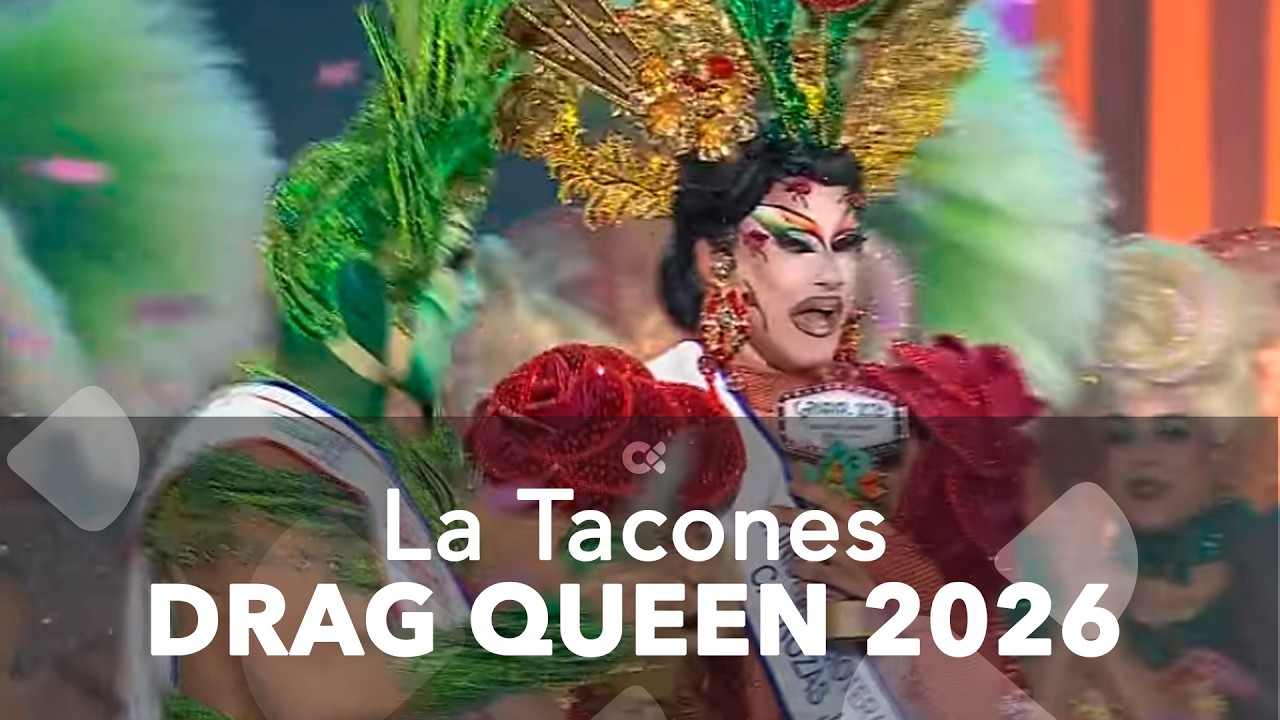 Así se coronaba La Tacones, nueva Drag Queen del Carnaval de Las Palmas de Gran Canaria