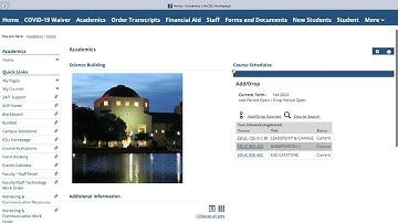 EdD Course Registration Tutorial Video
