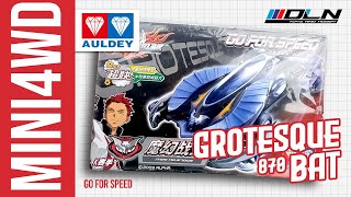 ミニ四駆 Mini 4Wd Auldey - Grotesque Bat - Go For Speed Series Not Tamiya - Unboxing & Speed Build