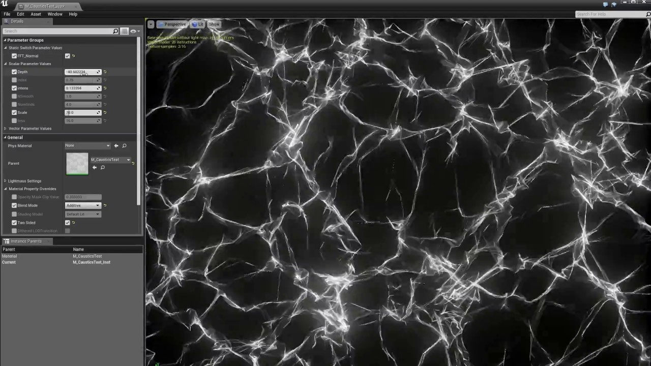 UE4 Caustics Rendering Test YouTube