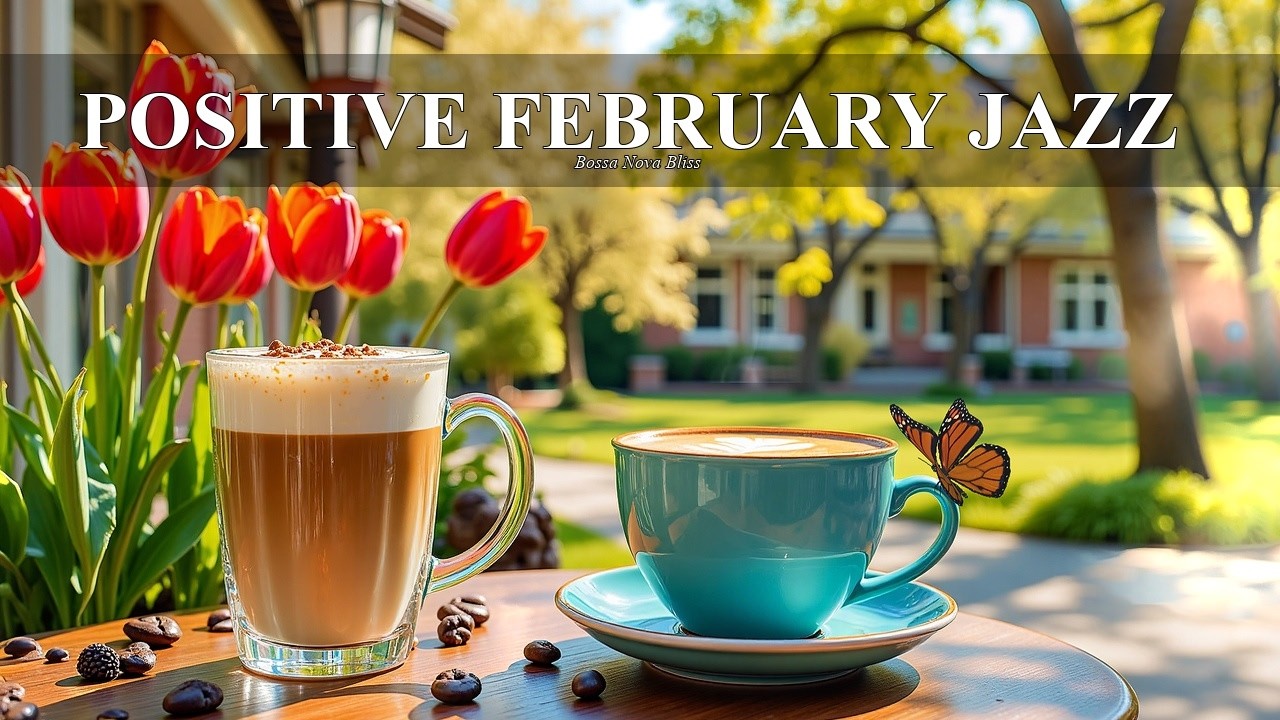 Positive February Jazz ☕ Smooth Coffee Jazz & Happy Bossa Nova for Work, Study, and Focus