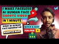 How i make faceless youtubes in 1 minute using ai human face generator