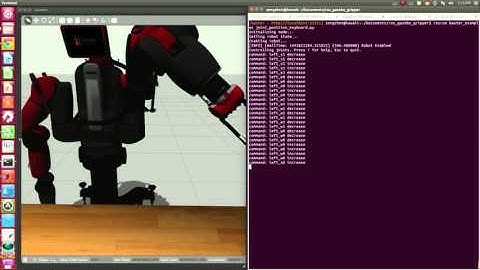 baxter simulation -- movement