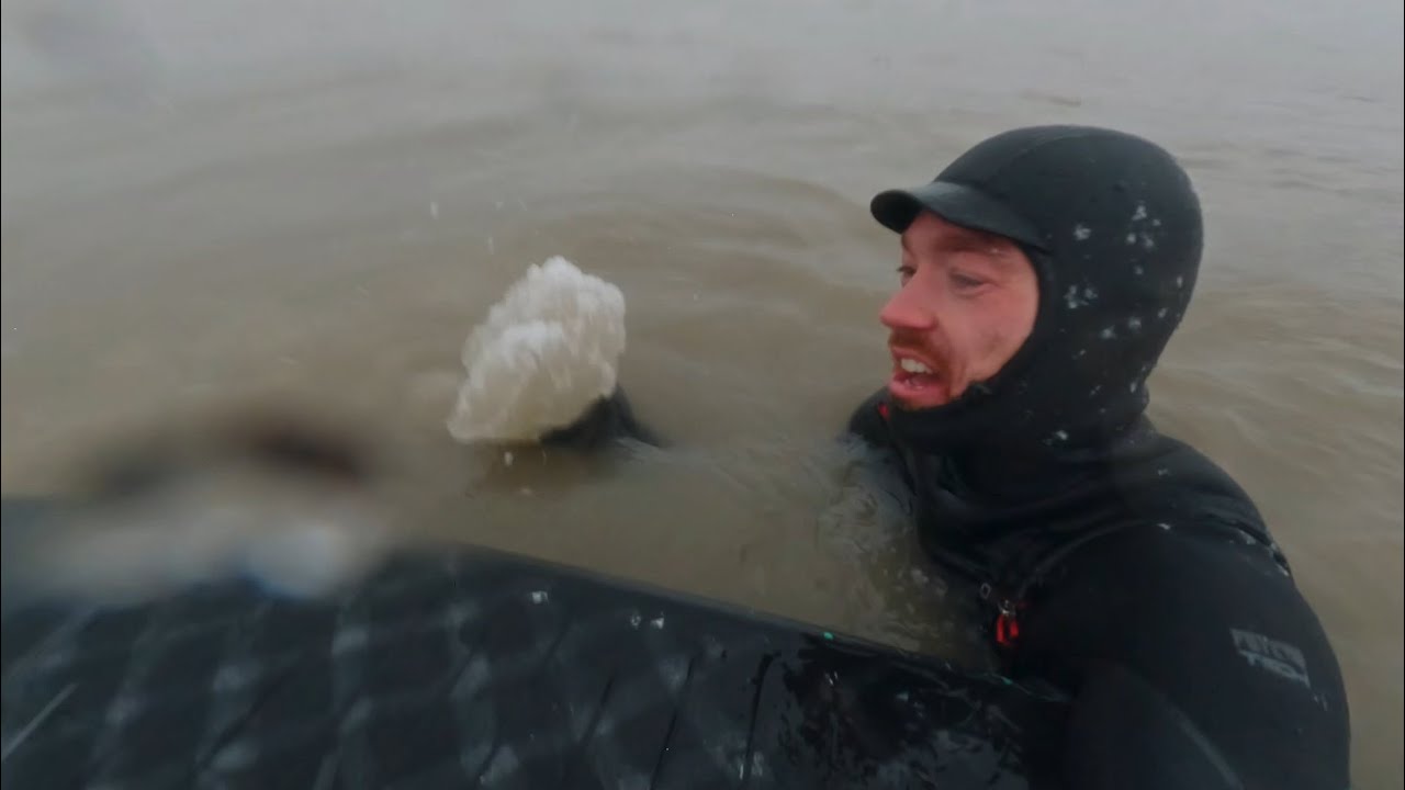 Slush foiling - Lake Erie 