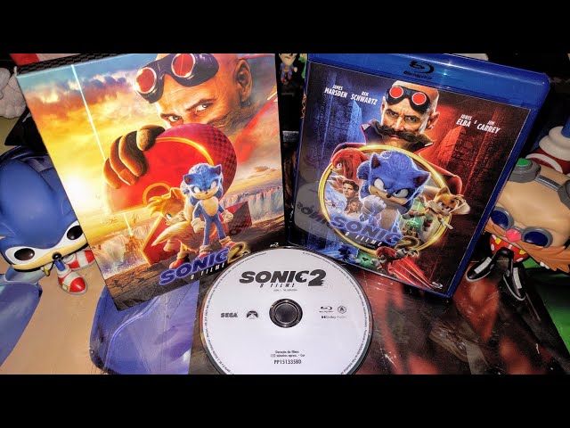 Blu-Ray - Sonic 2: O Filme (Com Luva)