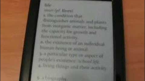 Bookeen Cybook Gen3 Demo Clip