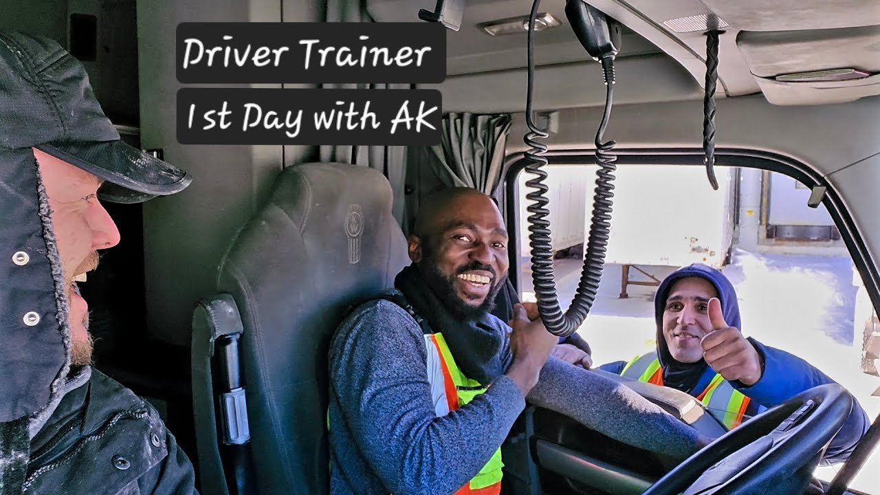 Driver Trainer - 1st Day with AK - YouTube