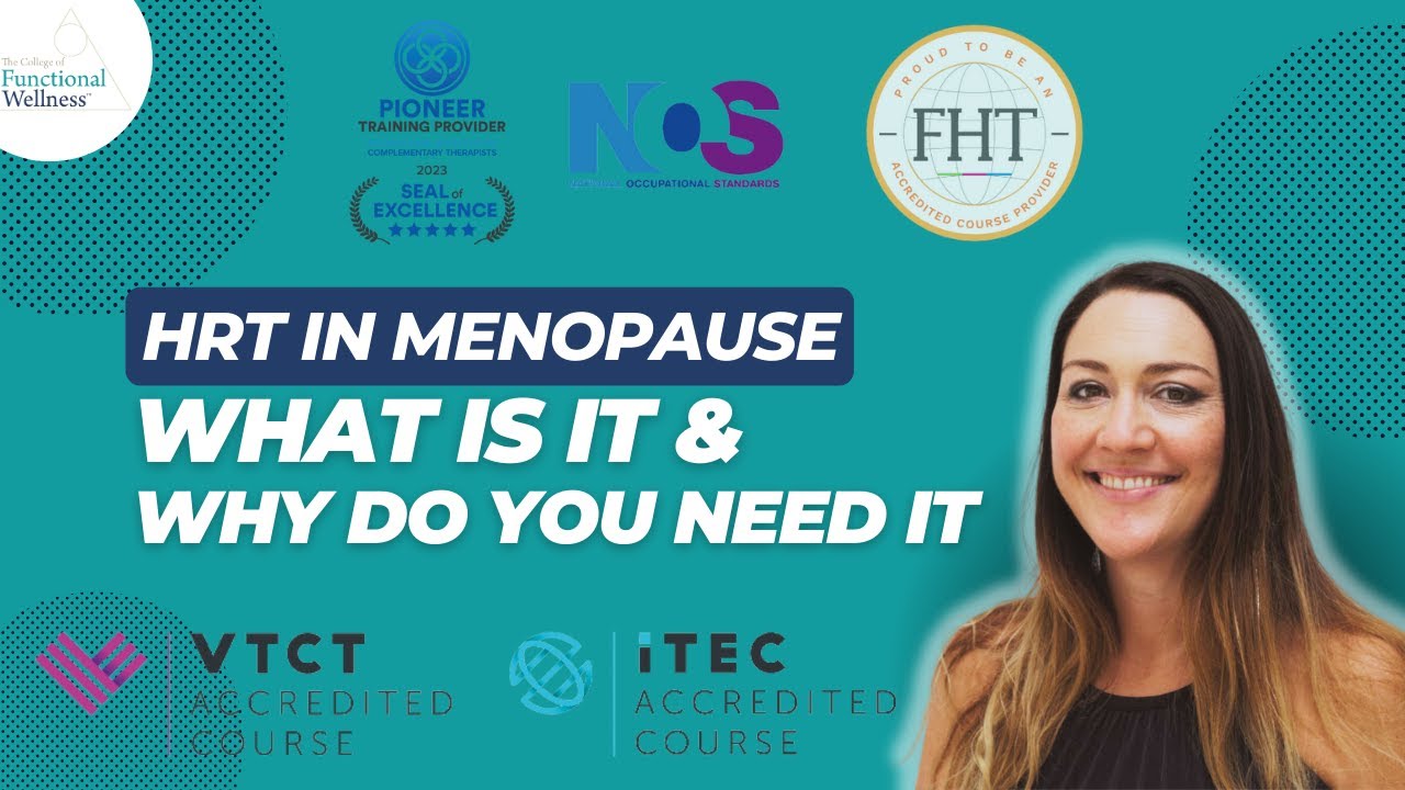 Hormone Replacement Therapy (HRT) When Do You Need It? Menopause