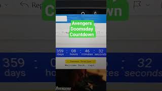Avengers Doomsday Secret Countdown 🤫 #marvelstudios #anthonyallenyt #youtubeuk #shorts