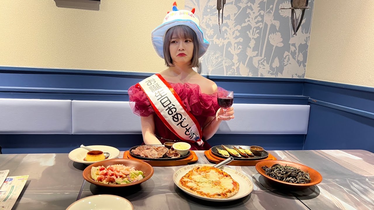 サイゼでメンバーの誕生日を祝います