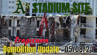 Watch The Exciting Demolition Of The Las Vegas A's Tropicana Site - May 8th, 2024!