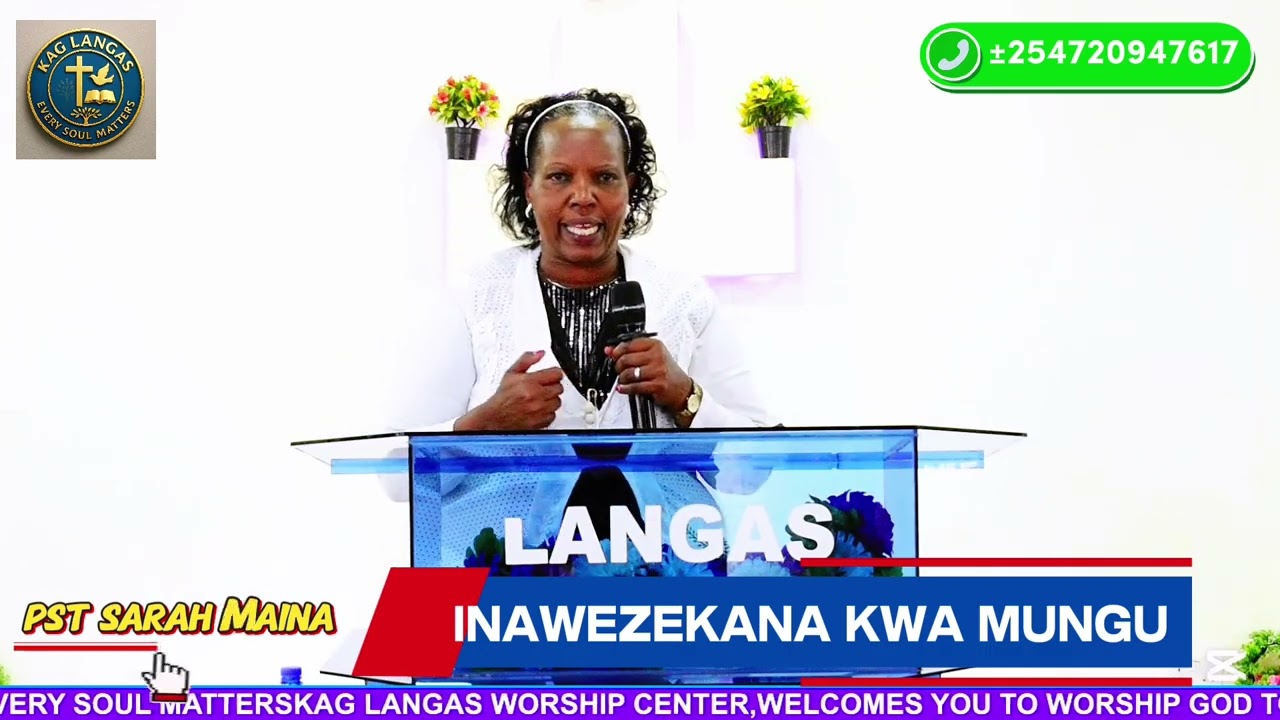 INAWEZEKANA BY PST SARAH MAINA 