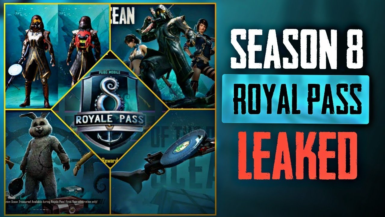 SEASON 8 ROYALE PASS REWARDS LEAKED - PUBG MOBILE