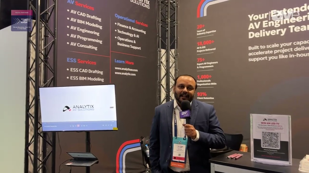 ISE 2026: Analytix Solutions Provides AV CAD, Engineering and Consulting Services for AV Integrators