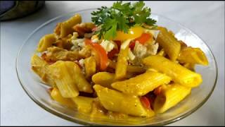How To Make Pasta in Carrot Cheese Sauce | Healthy Pasta | Kids Special | Pasta | Italian |