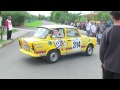 Kőváry Barna Trabantot szerel a 3 as gyorson 2012 Vác Rallye