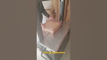 Factory Packaging machine Belt binding machine box packaging machine #productionline #machine