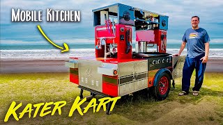 ULTIMATE Outdoor Camping & Tailgating Mobile Kitchen on Wheels