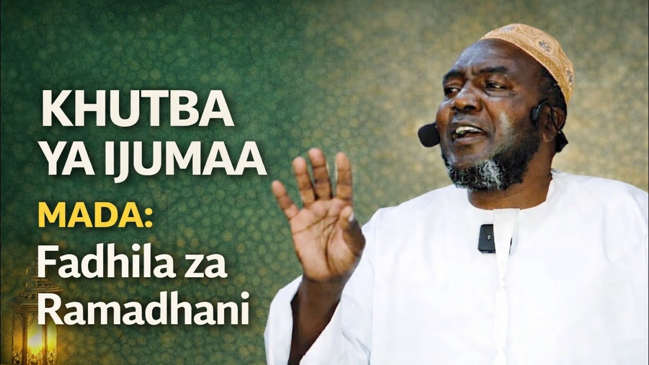 🔴Khutba ya ijumaa | fadhila za mwezi  mtukufu wa Ramadhani (Sheikh Chande) @masjidtaqwatvmakambako  
