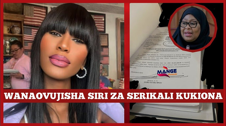 Rais SAMIA avunja ukimya sakata la taarifa nyeti za Serikali zilizovujishwa na MANGE KIMAMBI