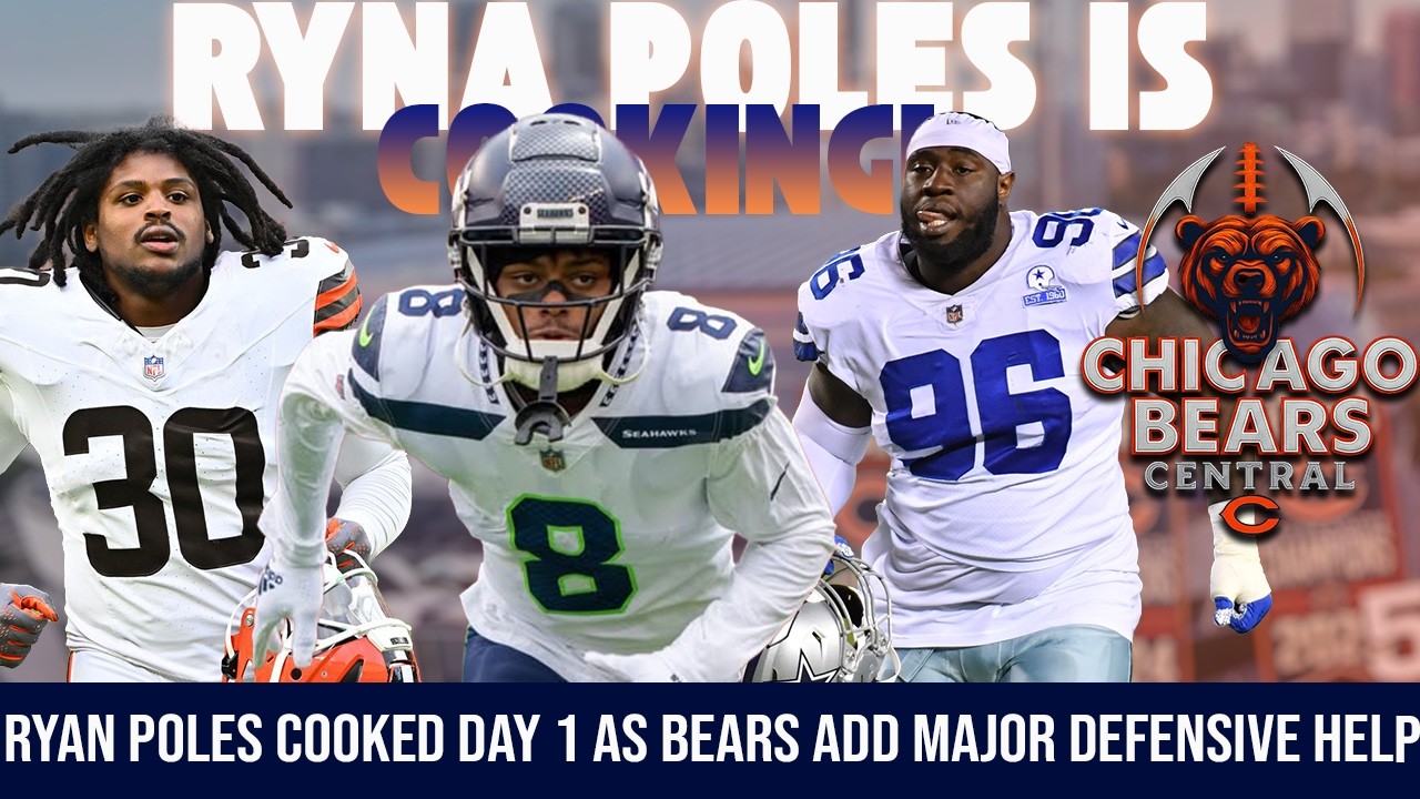 Ryan Poles COOKED Day 1 of Free Agency 🔥 Bears Add Major Defensive Help