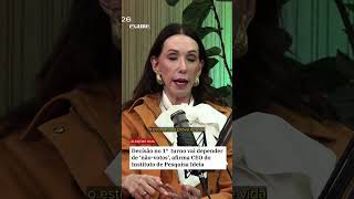 Abstenção, brancos e nulos podem definir 1º turno, diz CEO do Instituto de Pesquisa Ideia
