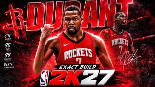 I MAde Kevin Durant EXACT Build in NBA 2K27