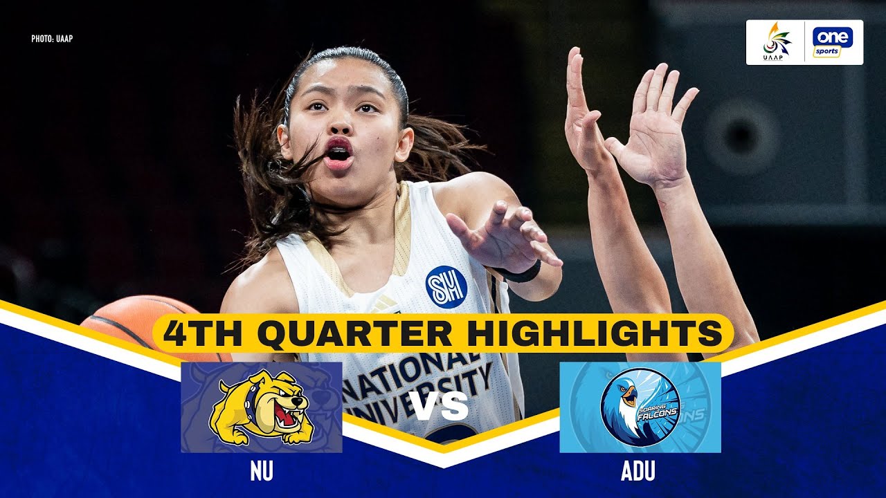 NU vs. ADAMSON | 4TH QUARTER HIGHLIGHTS | UAAP SEASON 88 WOMEN’S ...
