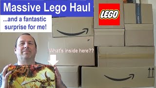 Massive Lego Unboxing Haul, and a nice surprise gift for me!