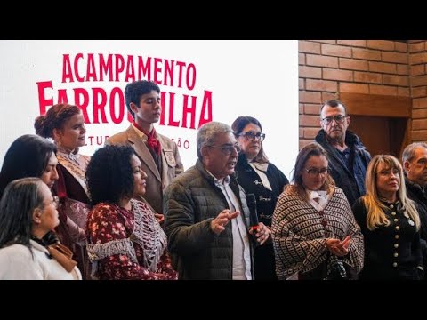 Lançamento do 44° acampamento farroupilha 2026 POA #riograndedosul #acampamento #gaucho #tradição