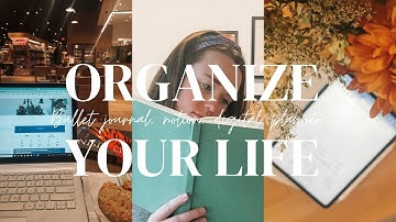 How I Plan my Entire Life | Hybrid Planning System 🌼 Bullet Journal, Digital Planning, and Notion