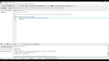 Dowloading dev C++ and write first C++ code