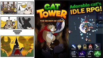 Cat Tower - Idle RPG Android Gameplay