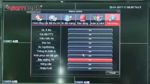 Reboot đầu ghi hay camera là gì? Có thể làm theo lịch không?