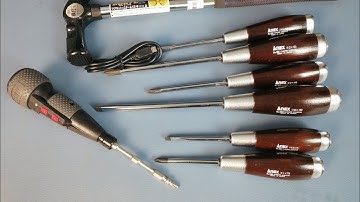 2 sản phẩm tô vít quá ANEX và Tone đáng mua, bộ tô vít ANEX cao cấp cán gỗ, tô vít điện TONE, DOGYU