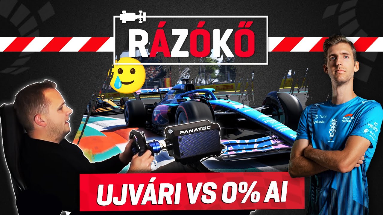 Kipróbáltuk az F1 22'-t és nehéz! | Rázókő | S03E21 | Unibet