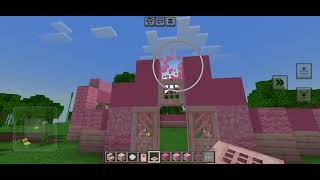 Make a pink castle in Minecraft with me! #trending #minecraft #fypシ {Read disc:)}