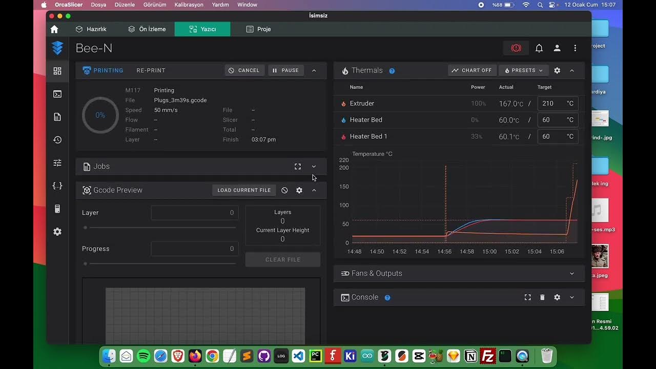 Klipper orca slicer exclude objects nesneleri hari tut zelli i