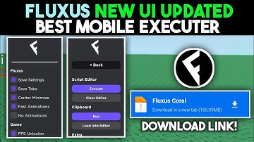 Fluxus New UI Update (Best Performance, Save Script, Bug Fixes) Download Media Fire Link (2023)