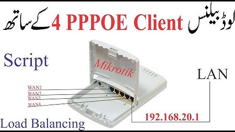Mikrotik  PPPoE Client ISP Load Balancing With PCC Method Urdu/Hindi
