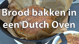 Brood bakken in een Dutch oven