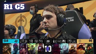 CLG vs GG - Game 5 | Round 1 Playoffs S12 LCS Summer 2022 | CLG vs Golden Guardians G5