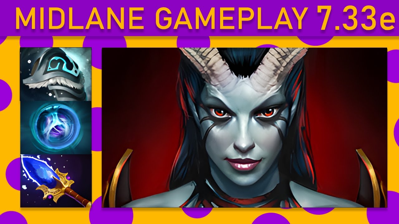 ⭐20+ Kills! Queen of Pain Mid Gameplay Dota 2 Top MMR YouTube