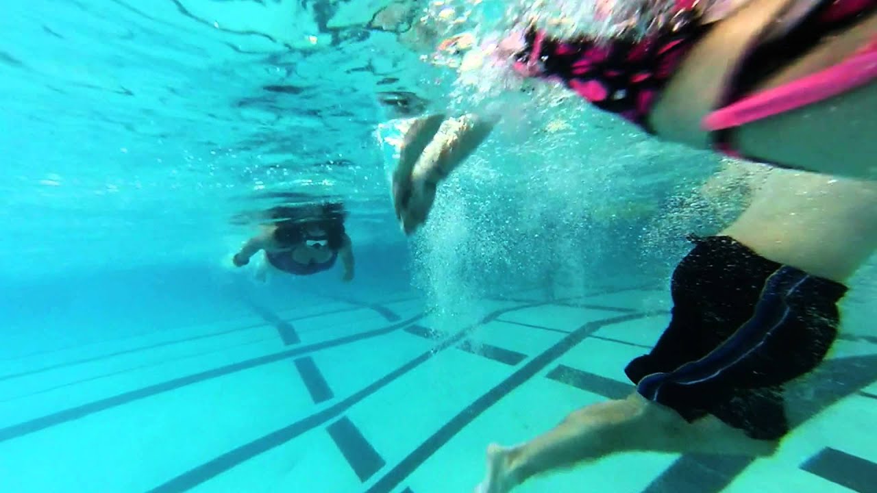 GoPro Hayday Swimming at Claremore Rec Center June 21, 2014 TardisBlue