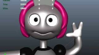 Rosie animation rig test