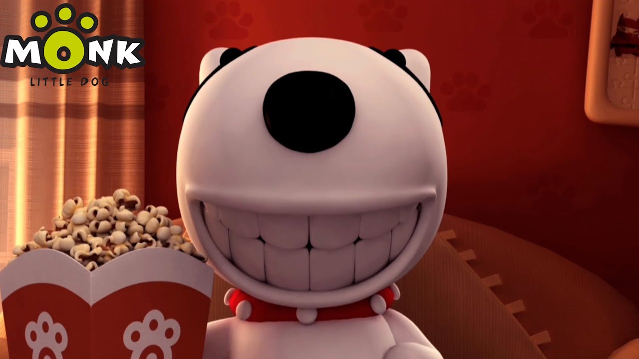 🐶 Monk Little Dog 🤪 | Yeni Komik Çizgi Film | Çocuklar İçin Eğlence 🎉